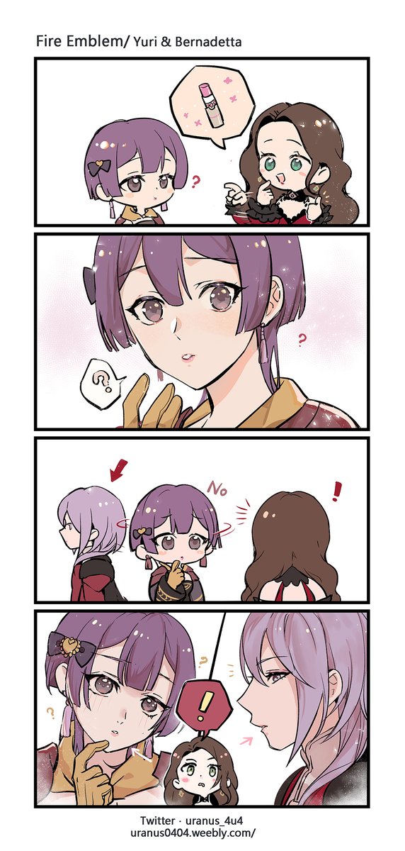 ?

#ユリベル 
#yuridetta #yurixbernadetta 
#fe3h #FireEmblemThreeHouses 