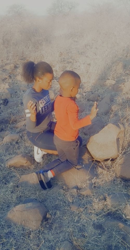 Teach them how to fight on their knees while still young...