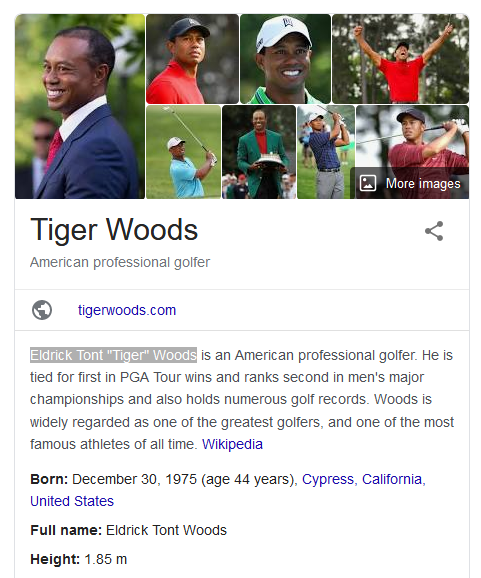 I was today years old when I realized that Tiger Woods isn't his actual name... "Tiger" is just a nickname!