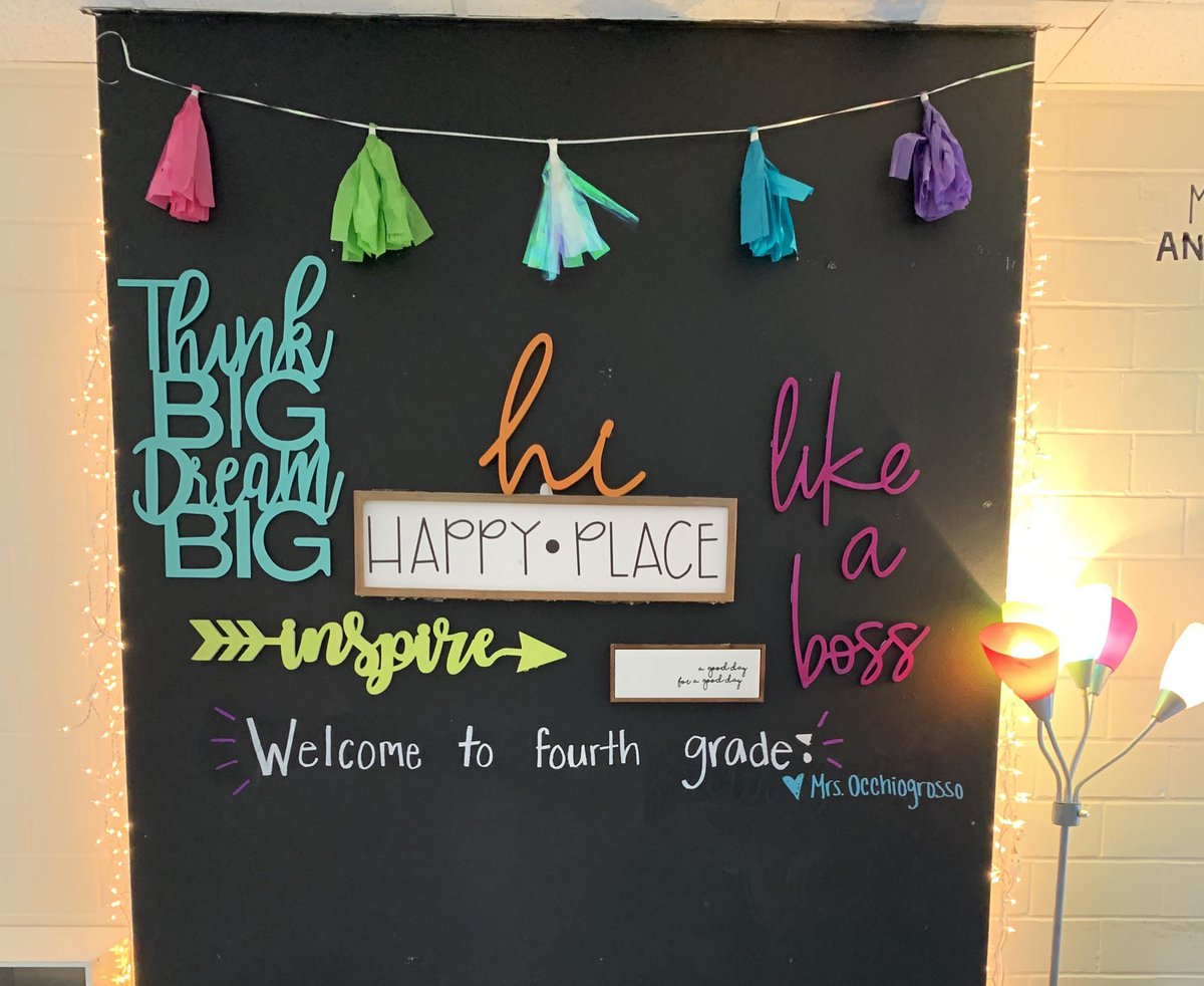 mrsocchiogrosso's tweet photo. My room is social distanced and ready to go! Here’s to teaching year #3! #gfeswildcats #teamgfes #4thgrade https://t.co/v3uzL5GvPg