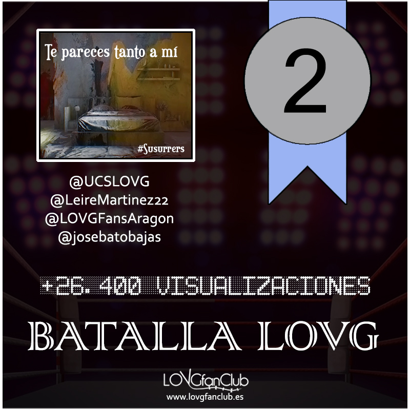 lovgfanclub's tweet photo. ¡Fin de la #BatallaLOVG! Muchísimas gracias a todos/as por participar, ha sido un verdadero placer y hemos demostrado, después de tantísimo tiempo, que unidos somos más fuertes y hacemos más ruido.
El siguiente single nos espera. https://t.co/HiuBi9onIK