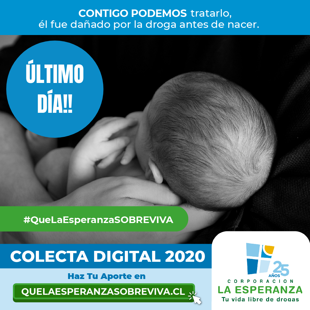 CorpLaEsperanza's tweet photo. 🔴 ÚLTIMO DÍA!!! 🙌🏻 #ColectaDigital2020 #QueLaEsperanzaSOBREVIVA 🙏🏻 ¡Súmate a esta causa y ayúdanos a seguir pudiendo dar oportunidades a hombres, mujeres y recién nacidos dañados por la droga! CONTIGO PODEMOS💪🏻❤️ https://t.co/VyuXzweu0x