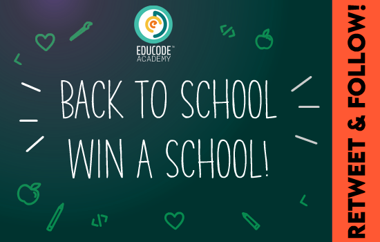 EduCode_Meta's tweet photo. Just in time! ππ
CONTEST: Back to School, win a School!
#teachers, #parents & #educators, EduCode is giving an entire school FREE access to our online platform!
Retweet this tweet using the hashtag #WinWithEduCode for a chance to win
#teachercontest #teachergiveaway https://t.co/qPKyMAmeR1