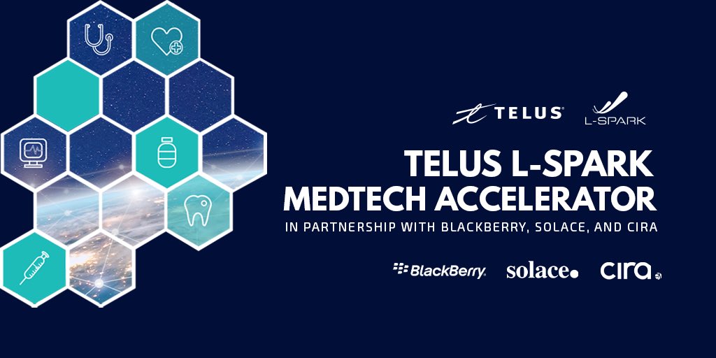 We’re so excited for our pals over <a href="/LSPARKGlobal/">L-SPARK</a> for the launch of their new program:

The <a href="/TELUS/">TELUS</a> L-SPARK MedTech Accelerator in partnership with <a href="/blackberry/">BlackBerry</a> <a href="/solacedotcom/">Solace</a> <a href="/ciranews/">CIRA 🇨🇦</a> ✨

Applications are officially OPEN 🙌

Read more: bit.ly/3a6iYPk