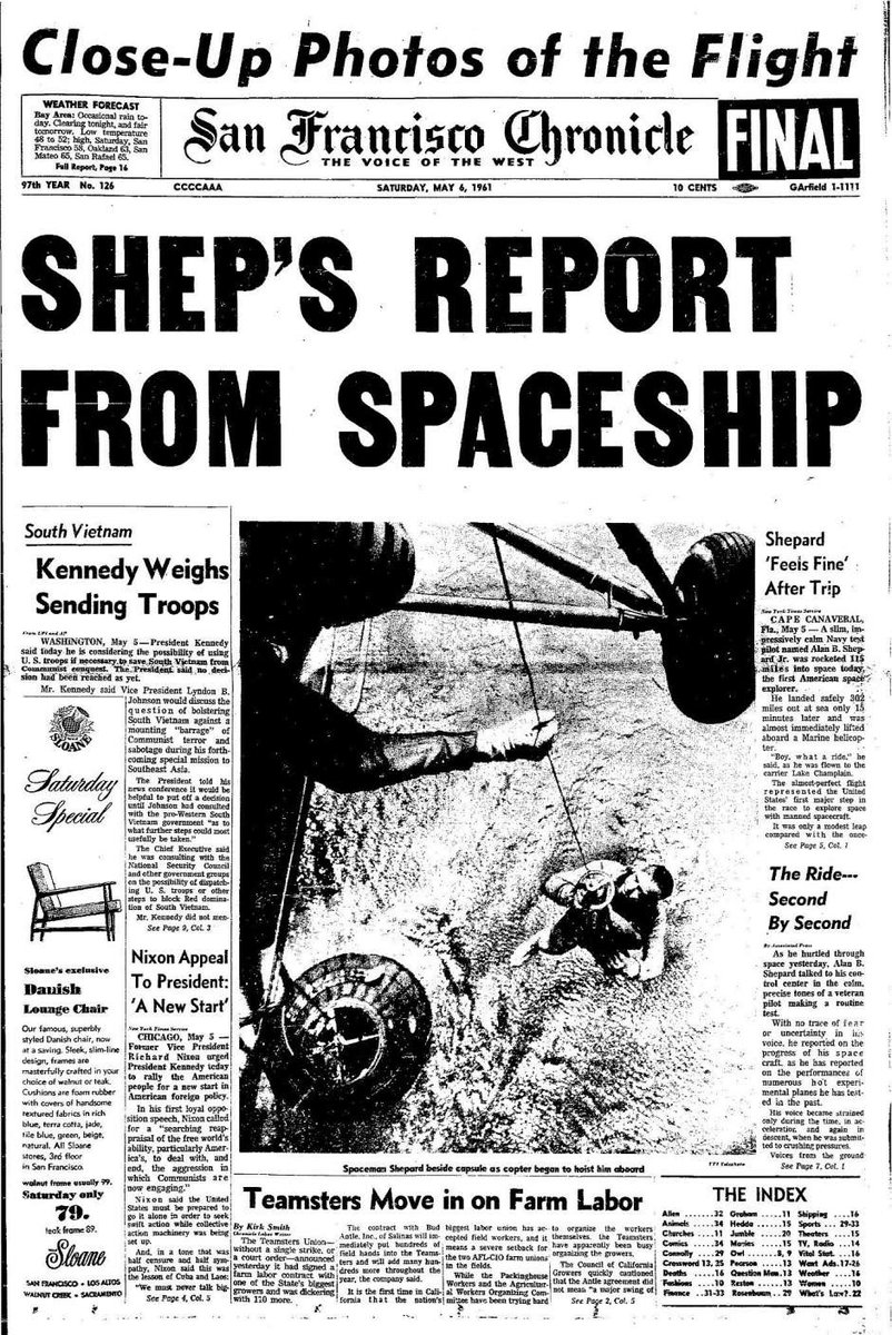 How is this news? Wow we shot a person up into the sky. The Soviets already did it a month ago. Why is the government wasting its money on these dumb contests? FEED THE PEOPLE!