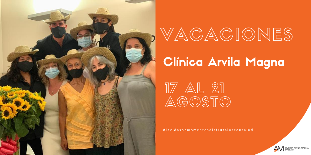 ArvilaMagna's tweet photo. #Clínica #ArvilaMagna, #ArvilaClínicaDental y AM #Formación permanecerán cerrados del 17 al 21 #agosto. 🏖 Muchos ya estamos de campo y #playa pero parte del equipo ha estado trabajando para cuidar de vosotros https://t.co/TafaR5BgtY☀️¡Feliz Verano! ⛱ #vacaciones #Salud https://t.co/MqIYrj9TF2