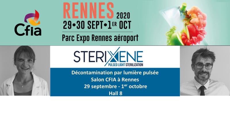 <a href="/sterixene/">Sterixene</a> participe au <a href="/CFIAexpo/">CFIA Expo</a> - retrouvez nous dans le hall 8, le 29-30 Septembre et 1er Octobre! #rennes <a href="/FrancJanyce/">Janyce Franc</a> #Packaging #decontamination #sterilisation #disinfection #pulsedlightsterilization #uv #uvlight