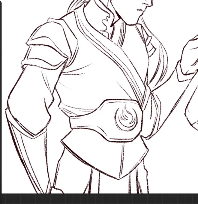 wip // idk if u guys see it but . to me the right one looks soooo much better 
