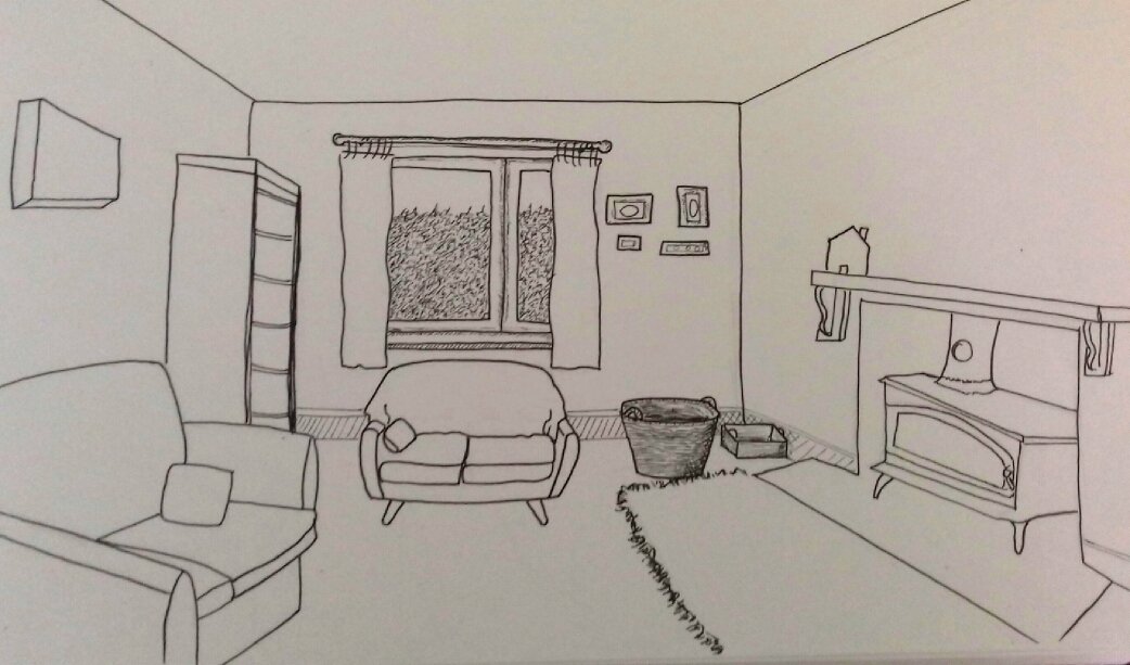 amy_smith117's tweet photo. Today's picture is unfinished, but I'm planning to use it as my zoom background when it's done - this is how tidy the room should look! #46daysofsummer @fsdartanddesign https://t.co/WL7iSuf6w3