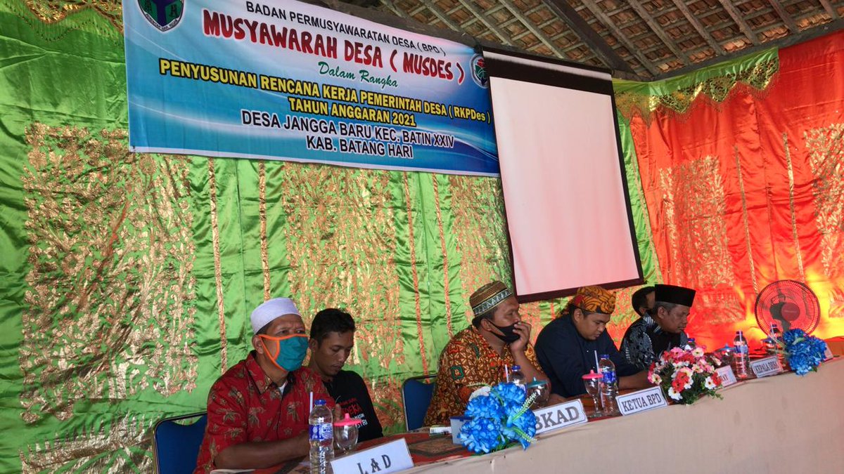 murnipld04346's tweet photo. Musdes RKPDes Ta 2021
Desa Jangga Baru
@KemenDesa
#tppijambi
#tppibatanghari https://t.co/vTmv5lvxK9