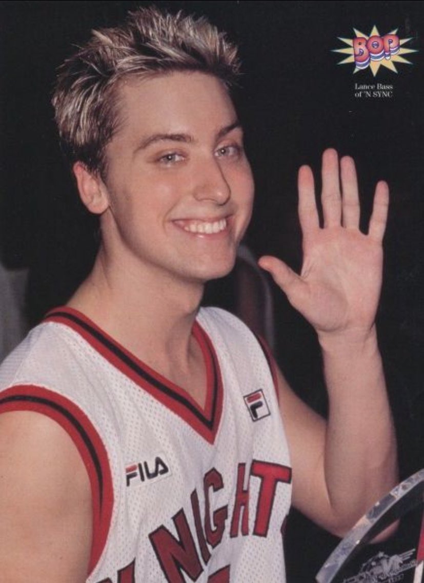 Lance Bass Frosted Tips