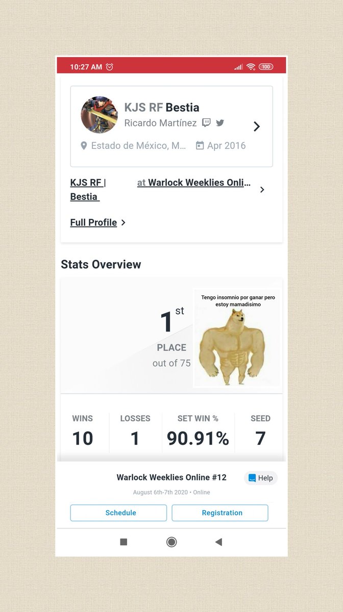 Bestia jugando dos torneos a la vez contra Bestia jugando solo un torneo xd