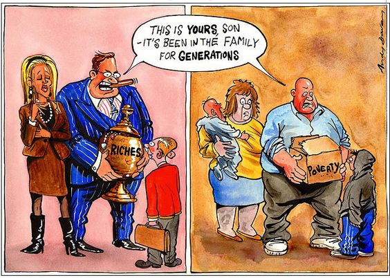 Prof_Savage's tweet photo. Despite the rags to riches success stories we hear about in popular culture, the reality is that social mobility is a myth for the vast majority of working-class people. Poverty, like wealth, is inherited and passed down from generation to generation. https://t.co/hIfL5PgepT
