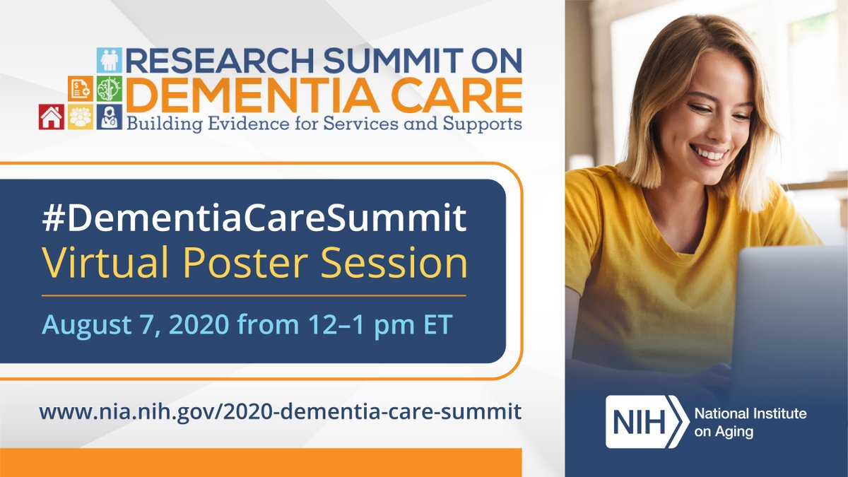Today from 12-1 pm ET, join us on Twitter for the #DementiaCareSummit Poster Session. Find additional details on the poster presentation abstracts (page 35): go.usa.gov/xfwYs
