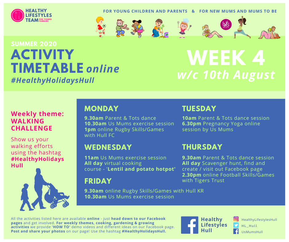 HL_Hull's tweet photo. Week 4 is here! Plenty of physical, recipe and growing activities for the whole family to get involved in this week! #HealthyHolidaysHull #HealthyHull #GetActiveHull #HullTogether #Hull https://t.co/B5HadbcAaU
