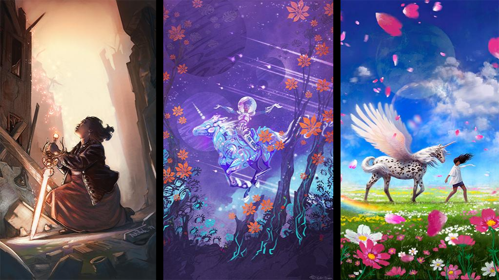 UncannyMagazine's tweet photo. Space Unicorn writers! Have you been waiting to submit a story to @UncannyMagazine? WE WILL REVEAL WHEN WE ARE REOPENING TO UNSOLICITED SUBMISSIONS ONCE WE FULLY FUND! The sooner we fund, the sooner we will reopen! https://t.co/qDO376Kgns https://t.co/wTcrsYiMr9