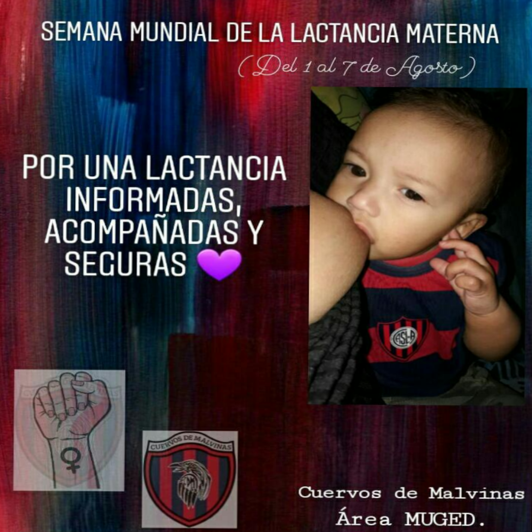 CdMalvinas's tweet photo. Semana Mundial de la Lactancia Materna Del 1 al 7 de Agosto

La semana Mundial de la Lactancia Materna, instaurada oficialmente por la OMS y UNICEF en 1992,es actualmente el movimiento más extendido en DEFENSA de la Lactancia Materna.

#SemanaMundialdeLaLactancia
#MUGED
#CDM https://t.co/EzDOvUJi3M