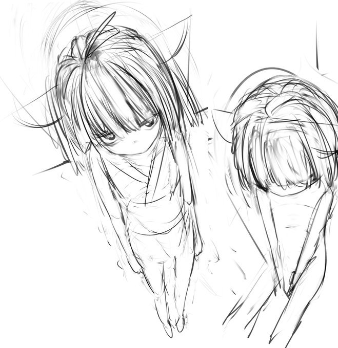 俯瞰の練習をした 