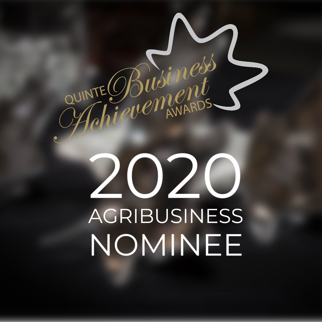 What an honour to be an agribusiness nominee for this year's Quinte Business Achievement Awards!