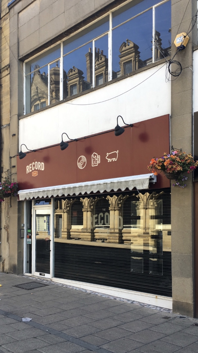 TheRecordCafe's tweet photo. Reflections. Another day of cleaning. Getting the place ship shape. Record Café shape. Reopening August 15th to meet all your vinyl, ale and ham needs in a brave new world. https://t.co/0ymkXUDROv