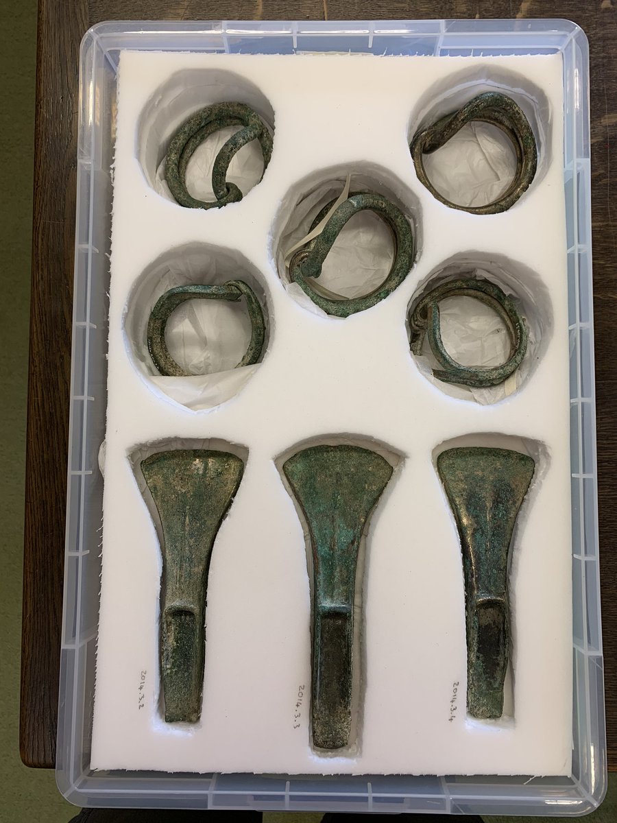 The Near Lewes Hoard (c. 1400-1250 BC), found in 2012.  https://sussexpast.co.uk/research/near-lewes-middle-bronze-age-hoard