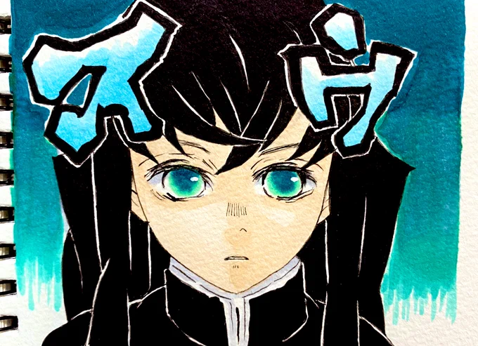 #時透無一郎誕生祭2020 #模写

無一郎おめでとう。
めちゃ過去絵でごめんね...。 