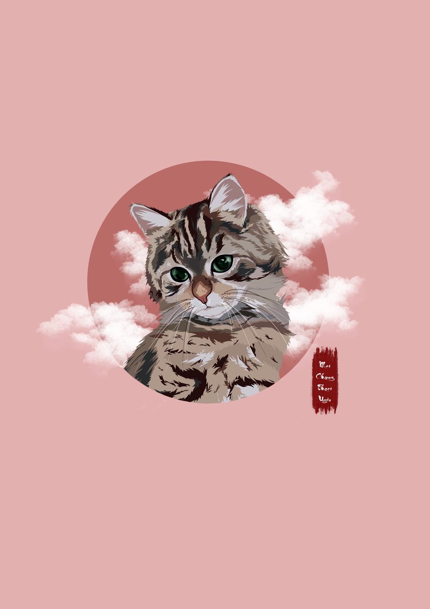 Finished
Took me around 5 hours
#artshare #commission #commissionopen #artistsontwitter #digitalart #digitalpetportrait #petportrait #catportrait #commissionart