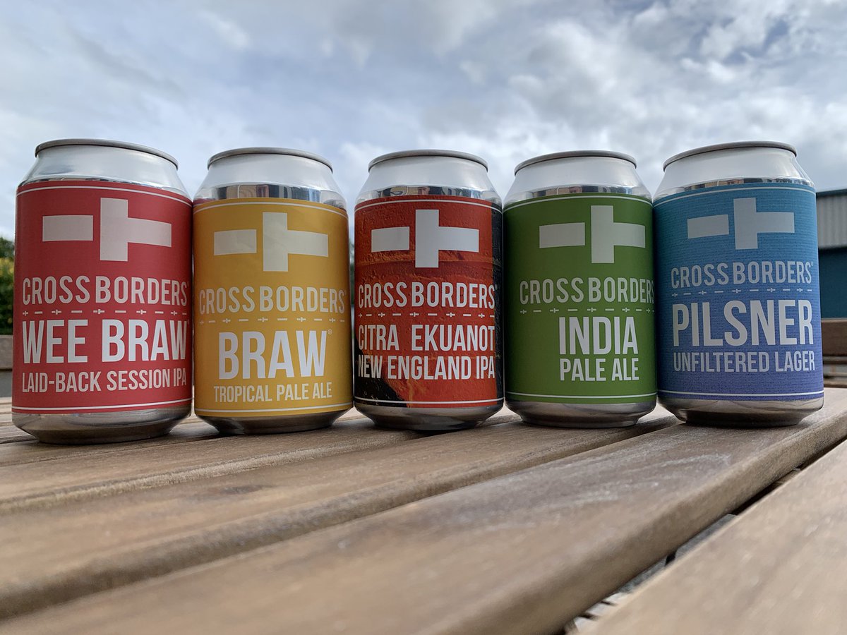 CrossBorderBrew's tweet photo. We also received some fresh Braw this week. This is the largest range of cans we’ve had in a long time. Come fill your boots at our brewery tonight and tomorrow. We’re open now for tonight and we’ll be open at 1pm tomorrow. https://t.co/SVzkDHSOdP
