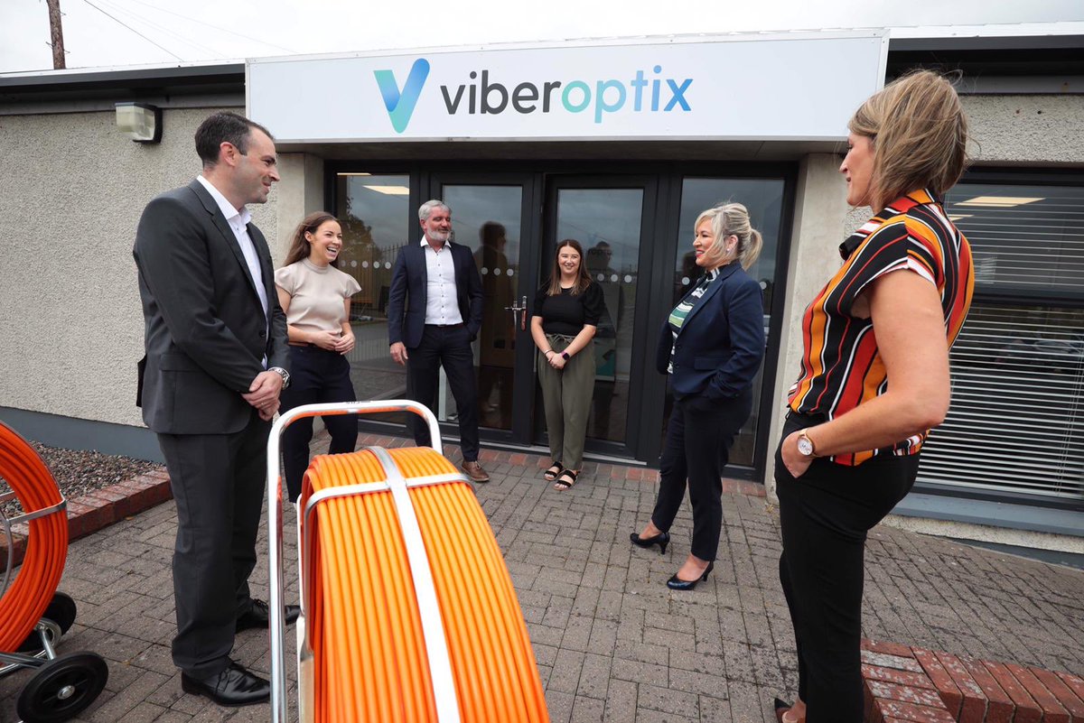 moneillsf's tweet photo. Great to visit the team at Viberoptix with @LindaDillon81 at their HQ in Coalisland this week.

They’re a new company working hard to help make fibre broadband accessible to us all.

We need full roll out of high speed broadband ASAP – especially in our rural communities https://t.co/CXFpZcL0hb