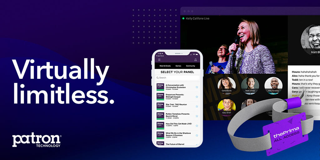 ShowClix's tweet photo. Unlock the power of a #VirtuallyLimitless event technology solution to transform your event experience! Whether you’re creating a #virtual experience, in-person event, or anything in between, our parent company @patrontech has the right toolkit for you: https://t.co/4ZrIBDffJL https://t.co/ryiY9XihHo