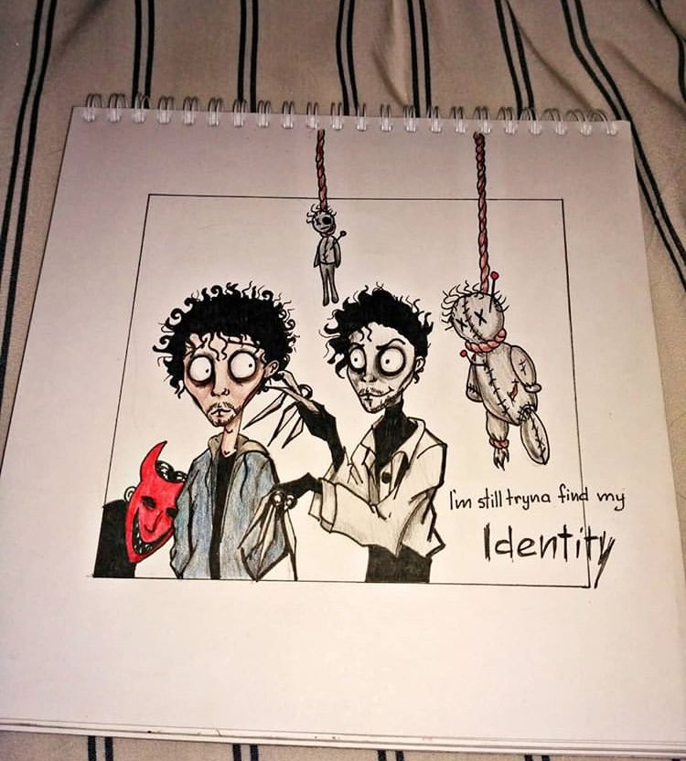 grandsonnews's tweet image. introducing #FanartFriday! today’s theme is “identity”!! 

1st artwork : @ButThieves 
2nd artwork : @sugarpinekib 
3rd artwork : @illadviseart on IG
4th artwork : @rowanenbyous 

link to their IG down below ✖️✖️