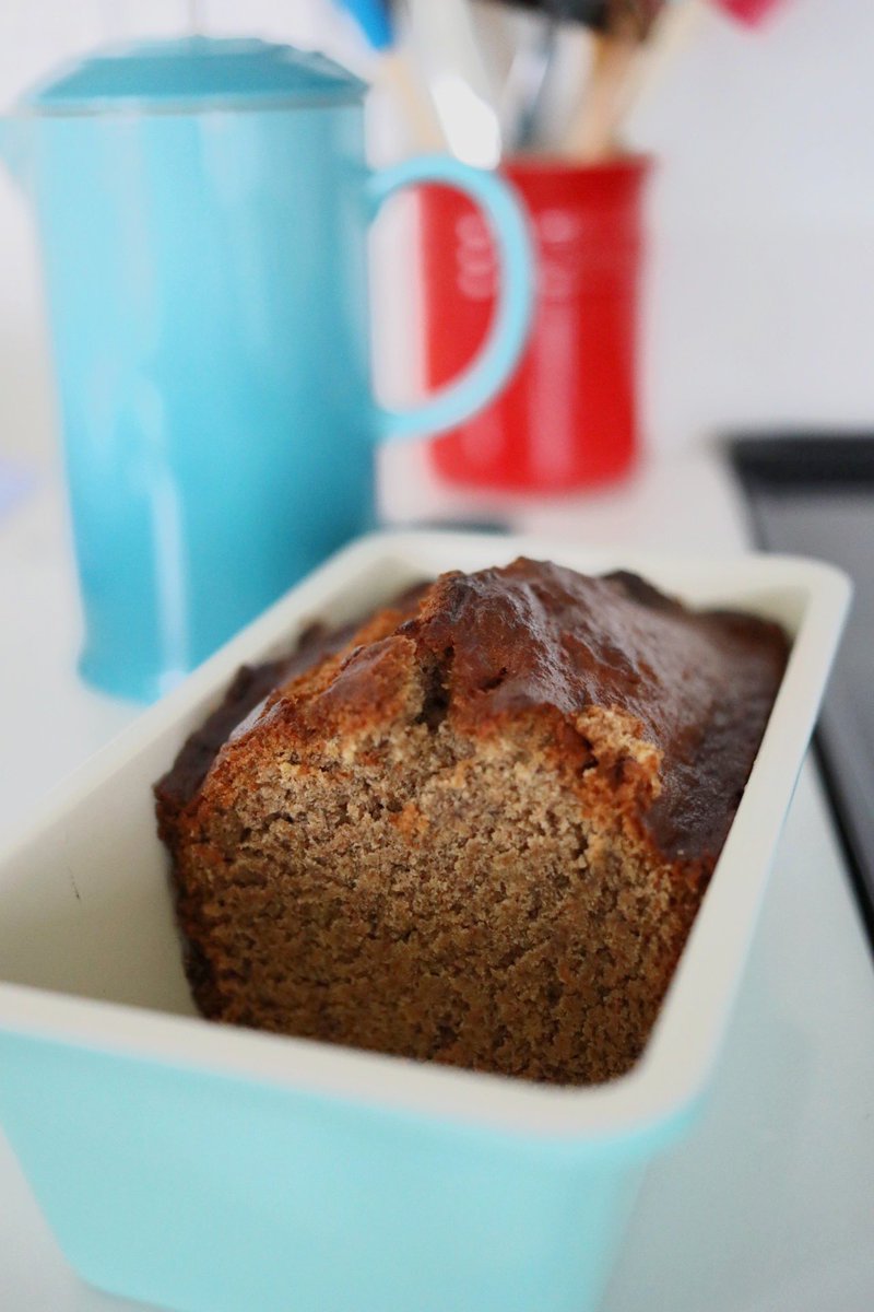 banana bread featuring <a href="/BobsRedMill/">Bob's Red Mill</a> whole wheat flour (always a baking favorite) 🍌 #bobsredmill