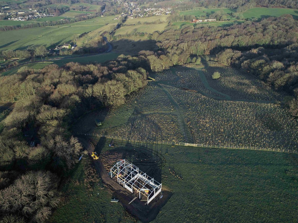 seven_arch's tweet photo. Work on the new #eco building at Bank Woods for @MakeItWilder is progressing well.
The building will enable the management of the 45 hectare wood in @NidderdaleAONB
@VisitNidderdale @Welcome2Yorks @rewildyorkshire @RewildingB #YorkshireRewildingNetwork #bankwoods #makeitwild https://t.co/CdBPJowfPs