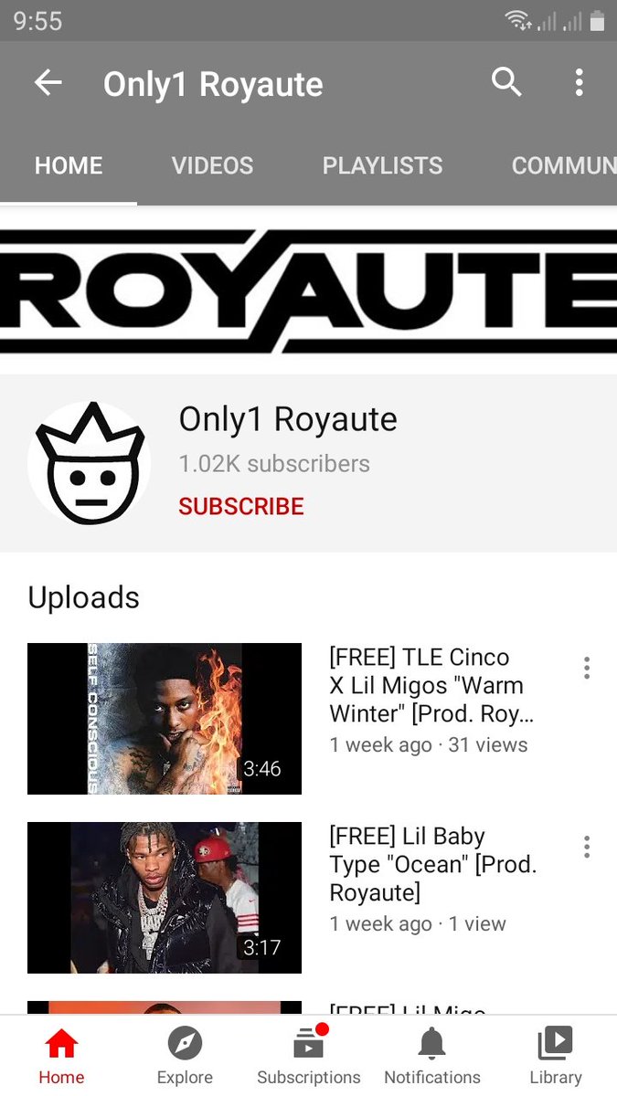 YoutubeOrganic's tweet image. I have promoted the YouTube channels of my clients🤝
@only1royaute (Owner of this YouTube channel)💪❤