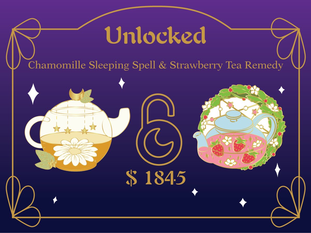BaeBoba1's tweet photo. Our third goal has been unlocked! Thank you everyone who has supported us so far! 2/4 pin sets  have been unlocked!

More info on all our rewards at: https://t.co/ME2uctKbwR

#kickstarter #kickstarterupdate #enamelpins #witches #cute #tea https://t.co/5bieDyYiwU