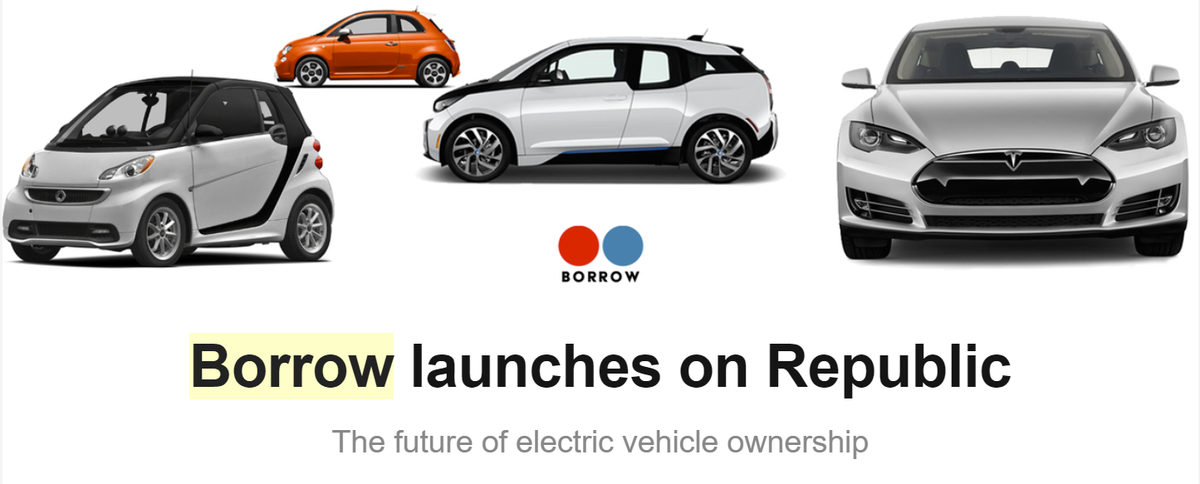 CrowdFundFinder's tweet photo. Join today the other 458 investors that believed in 
@joinborrow 's potential. Electric Vehicle sales expected to grow rapidly over the next decade to 3M+ by 2028.

#crowdfunding #startups #ecofriendly #electriccar

https://t.co/E1TDt3imX7 https://t.co/yr2HGdIom0