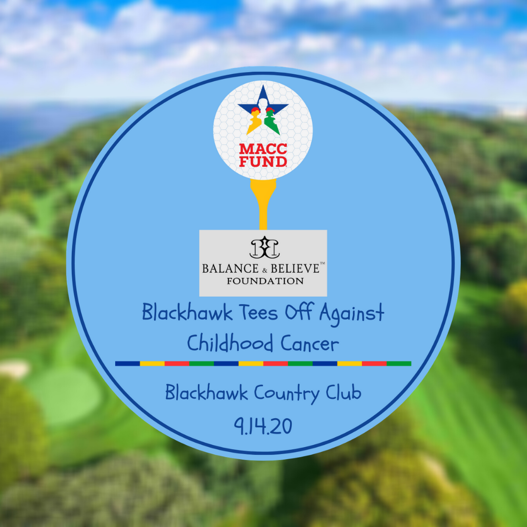 maccfund's tweet photo. Join the MACC Fund, the Balance &amp; Believe, and @BlackhawkCC as we seek to fund a cure for childhood cancer &amp; related blood disorders on Sept. 14th! ➡️https://t.co/EaECjABFW2 https://t.co/8RNWCUxw2j