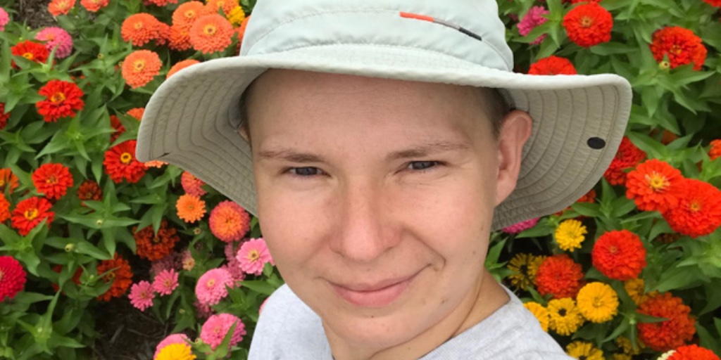 PlanItNative's tweet photo. Ania Wiatr began her horticultural career in England and has since transplanted to the midwest. Currently, Ania is Senior Horticulturalist at @Philbrook Tulsa. She'll share tips for Designing with Colorful Native Plants at Plan It Native. #nativeplantdesign #virtualconference https://t.co/W94JGsHd5C