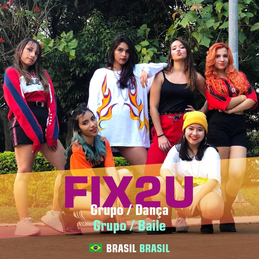 KKonecta's tweet photo. Atenção! Atenção!🇧🇷 Hoje é dia de apresentar o representante de dança no #KPOPKONECTA do Brasil: #FIX2U @FIX2Uofficial! 👏 Urru!!
Deixe um comentário se for do Brasil!
Hoy presentamos #FIX2U, grupo de baile de #KPOP representante de Brasil🇧🇷. ¡Qué ganas de verlas bailar!👏 https://t.co/tFgi6Dtx9X