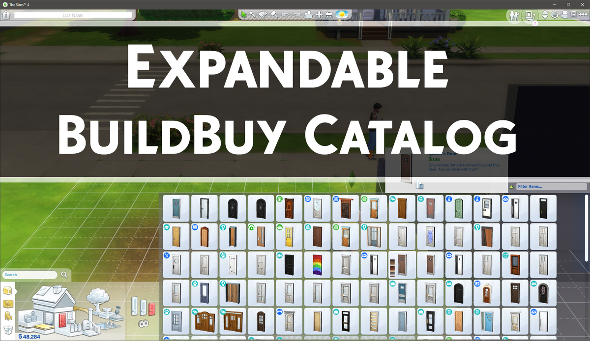 TwistedMexi's tweet photo. Expandable BuildBuy is now publicly available!
Demo below.

Grab it now at https://t.co/jJZm29zuTF 😄👌

As always, thanks again to all of my patrons, the support has been overwhelming!

#TS4 #Sims4 #TheSims #TheSims4 https://t.co/RdY992gGZd