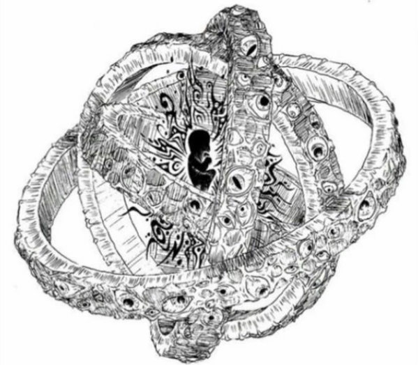 MrPuddins's tweet photo. Me coming up with an eldritch being for #SteamSpell:

"Hm. Tentalcles and writhing masses are a bit overdone. Let's toss in some more unresolved Catholic upbringing and base the Watcher in the Dark on the angels as they're described in the Book of Ezekiel" https://t.co/nPmYQzjiDt