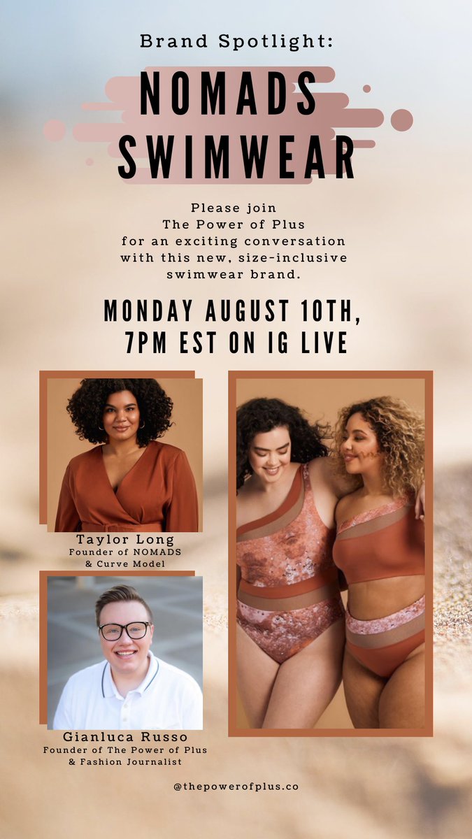 Join us for our first brand spotlight! Monday night at 7pm EST on IG Live✨