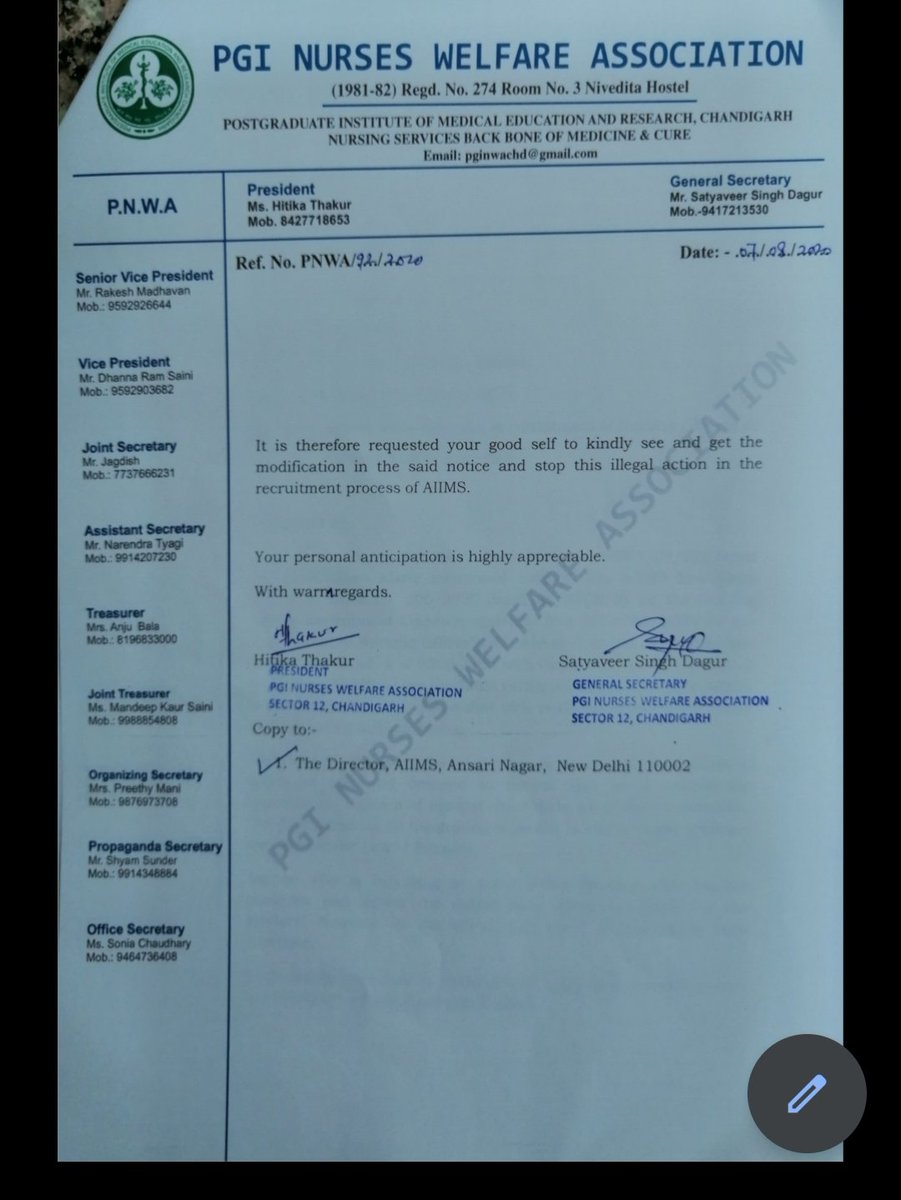 OfficersThe's tweet photo. 👇👇👇👇👇
#save_male_nurses 
@PMOIndia
@narendramodi 
@drharshvardhan 
@DrHVoffice 
@MoHFW_INDIA 
@hanumanbeniwal 
@bharatbeniwal_ 
@PresidentTnai 
@bandisanjay_bjp 
🚫STOP GENDER DISCRIMINATION IN AIIMS NURSING OFFICERS RECRUITMENTS 
REMOVE:-80%-20% reservation 
🙏🙏🙏🇮🇳🇮🇳🇮🇳💐 https://t.co/Pfrg8cyfhw