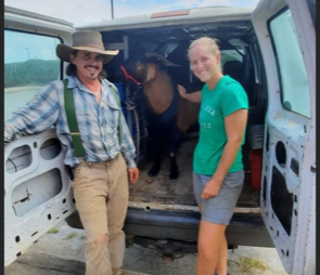 whiteoakpasture's tweet image. A big thanks to Tyler and Sarah for visiting Rocking Horse Childcare Center last week! Yes, that is an actual goat in the back of a van- the things we do for our children!