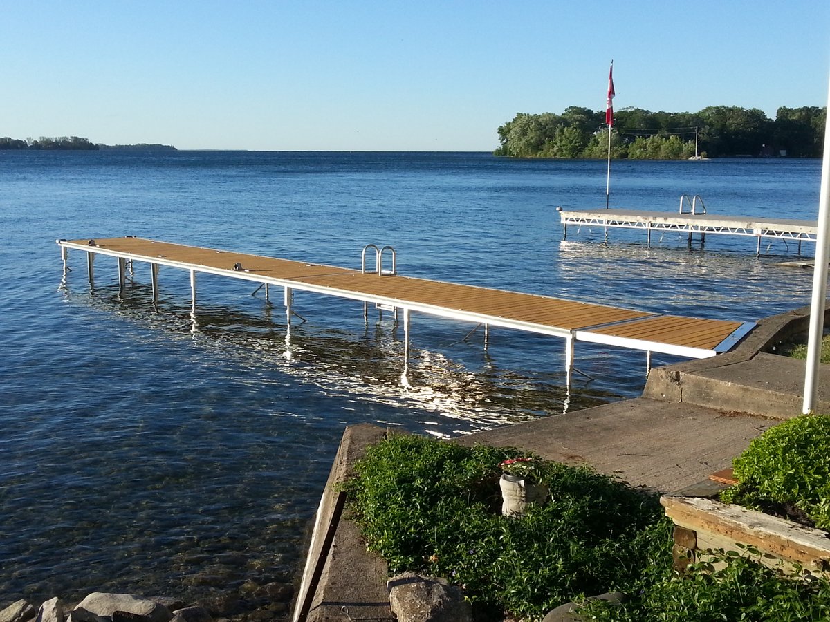 It's Finally The Weekend!!! We know it was only a 4 day work week but it still felt way to long! Give us a call if you are interested in getting a dock like this. These dock sections can be assembled in under an hour so you can be relaxing on the dock the same day you buy it!!