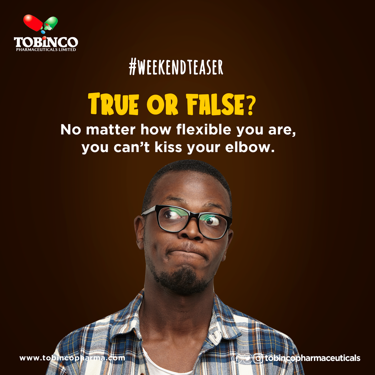 Tobincopharmacy's tweet photo. True or False
#weekendteaser #friday #staysafe #StayHome https://t.co/J97N3sGNfC