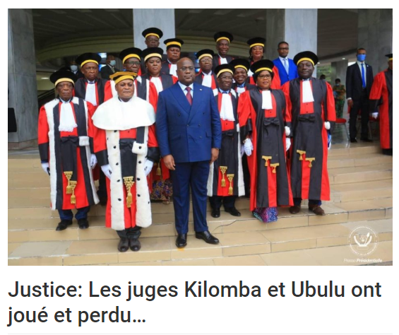 kinshasaweb's tweet photo. 🎓🇨🇩⚖️⚖️💸💰 #Article158 #RDC #Justice #CSM #FCC #PPRD #Justice: Les juges Kilomba et Ubulu ont joué et perdu... https://t.co/Y2OPAUfTat https://t.co/XGod7LLlhe