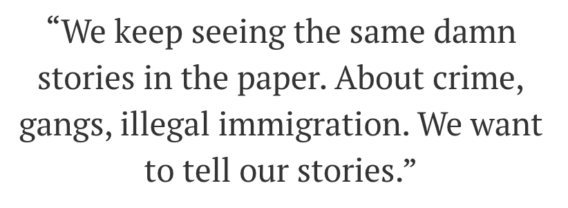 In the letter, the team recounts their remarkable journey to winning the Pulitzer Prize for Public Service for a 27-part series about Latinos. One of the goals of the series was to show the type of coverage that could be achieved by Latino journalists, if given the opportunity.