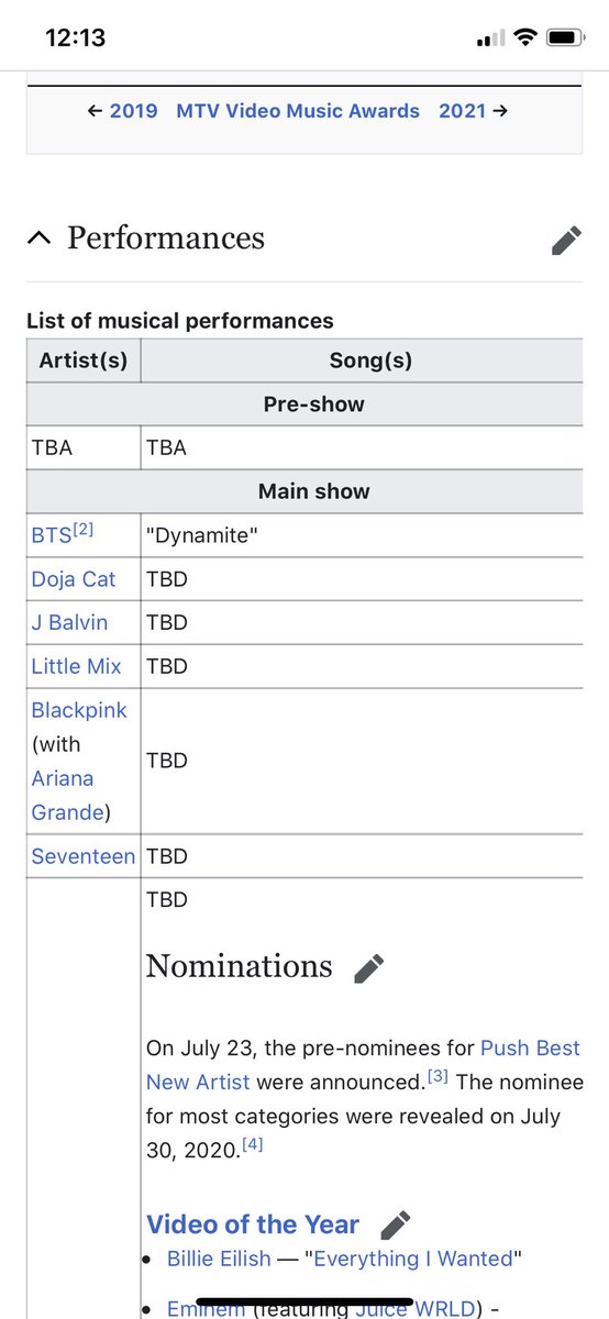 Matthew86423606's tweet photo. WHY IS BLACKPINK LISTED ON WIKIPEDIA TO PERFORM WITH ARAINA GRANDE IN THE VMAS???? #블랙핑크_4주년_블링크와_4에버 #BLACKPINK #BLACKPINKVMA #2ndprereleasesingle https://t.co/7ZPHfkb5B3