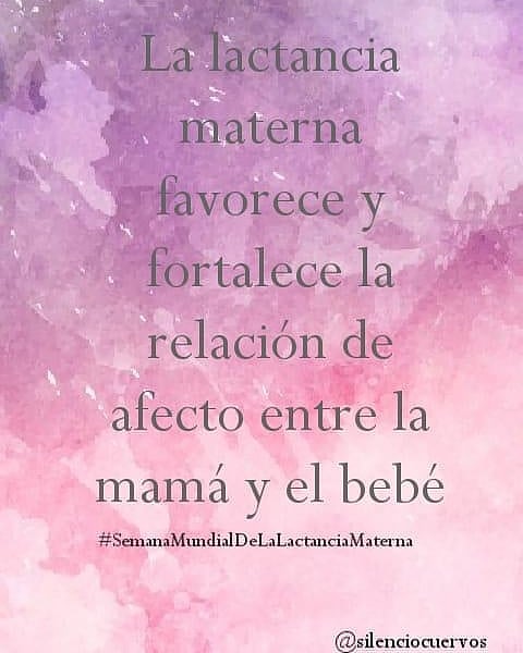 ColombiaCuervos's tweet photo. "Apoyar la lactancia materna para un planeta más saludable" #OPS/OMS #SemanaMundialDeLaLactanciaMaterna #2020 @AlejandroSanz @SilencioCuervos https://t.co/09mRojOPe2